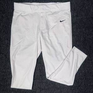 Nike Men's Vapor Select Baseball Pants Athletic Wear White Slim Fit X-Large